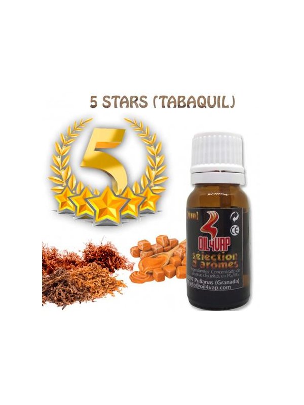 Aroma Tabaco Rubio 5 Stars - Oil4Vap 10ml